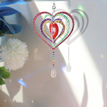 Load image into Gallery viewer, DIY Diamond Painting Double-sided Hanging Rotatable Crystal Wind Chime