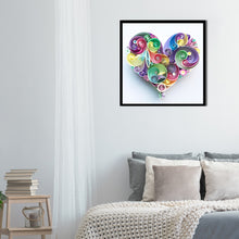 Load image into Gallery viewer, Diamond Painting - Full Round - Paper Quilling painting love (30*30CM)