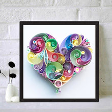 Load image into Gallery viewer, Diamond Painting - Full Round - Paper Quilling painting love (30*30CM)
