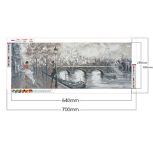 Load image into Gallery viewer, Diamond Painting - Full Round - Oil painting landscape (70*30CM)
