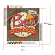 Load image into Gallery viewer, Diamond Painting - Full Round - Letter tin painting (30*30CM)