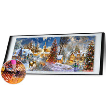 Load image into Gallery viewer, Diamond Painting - Full Round - Christmas lively town (90*30CM)