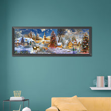 Load image into Gallery viewer, Diamond Painting - Full Round - Christmas lively town (90*30CM)