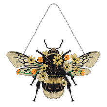 Load image into Gallery viewer, DIY Diamond Special Shape Partial Drill Bee Pendant DIY Decor