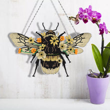Load image into Gallery viewer, DIY Diamond Special Shape Partial Drill Bee Pendant DIY Decor