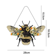 Load image into Gallery viewer, DIY Diamond Special Shape Partial Drill Bee Pendant DIY Decor