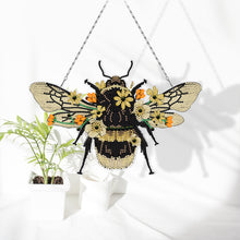 Load image into Gallery viewer, DIY Diamond Special Shape Partial Drill Bee Pendant DIY Decor