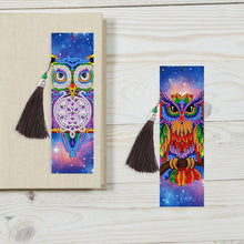 Load image into Gallery viewer, Diamond Painting Bookmarks - 3 Sets DIY Special Shape for Arts Craft - Owl