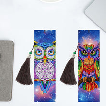 Load image into Gallery viewer, Diamond Painting Bookmarks - 3 Sets DIY Special Shape for Arts Craft - Owl