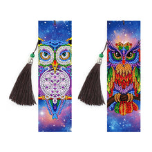 Load image into Gallery viewer, Diamond Painting Bookmarks - 3 Sets DIY Special Shape for Arts Craft - Owl