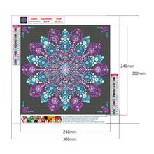 Load image into Gallery viewer, Diamond Painting - Full Round - Mandala (30*30CM)