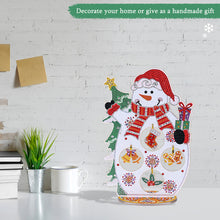 Load image into Gallery viewer, Handmade 5D Diamond Painting Crystal Christmas Desktop Ornament