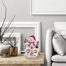 Load image into Gallery viewer, Handmade 5D Diamond Painting Crystal Christmas Desktop Ornament