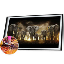 Load image into Gallery viewer, Diamond Painting - Full Round - Elephant (80*45CM)