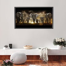 Load image into Gallery viewer, Diamond Painting - Full Round - Elephant (80*45CM)