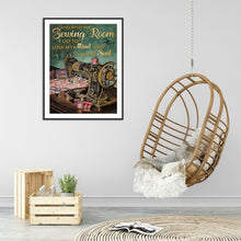 Load image into Gallery viewer, Diamond Painting - Full Round - Sewing machine (40*50CM)