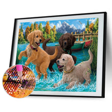 Load image into Gallery viewer, Diamond Painting - Full Round - puppy (40*30CM)
