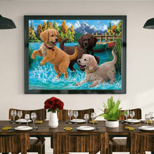 Load image into Gallery viewer, Diamond Painting - Full Round - puppy (40*30CM)