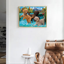 Load image into Gallery viewer, Diamond Painting - Full Round - puppy (40*30CM)
