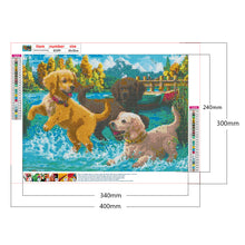 Load image into Gallery viewer, Diamond Painting - Full Round - puppy (40*30CM)
