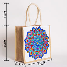 Load image into Gallery viewer, 5D Diamond Painting Linen Bags DIY Drill Handbag Reusable Eco Shopping Tote