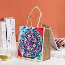Load image into Gallery viewer, 5D Diamond Painting Linen Bags DIY Drill Handbag Reusable Eco Shopping Tote