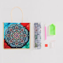 Load image into Gallery viewer, 5D Diamond Painting Linen Bag DIY Mandala Shopping Handbag Tote