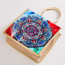 Load image into Gallery viewer, 5D Diamond Painting Linen Bag DIY Mandala Shopping Handbag Tote