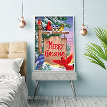 Load image into Gallery viewer, Diamond Painting - Full Round - Christmas snow bird (30*40CM)
