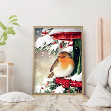 Load image into Gallery viewer, Diamond Painting - Full Round - Christmas snow bird (30*40CM)