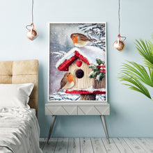 Load image into Gallery viewer, Diamond Painting - Full Round - Christmas snow bird (30*40CM)