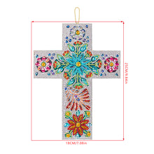 Load image into Gallery viewer, DIY Diamond Painting Cross Pendant Acrylic Hanging Wall Home Decor