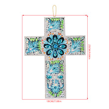 Load image into Gallery viewer, DIY Diamond Painting Cross Pendant Acrylic Hanging Wall Home Decor