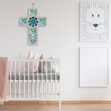 Load image into Gallery viewer, DIY Diamond Painting Cross Pendant Acrylic Hanging Wall Home Decor