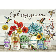 Load image into Gallery viewer, Diamond Painting - Full Round - Wood flower calligraphy and painting (40*30CM)