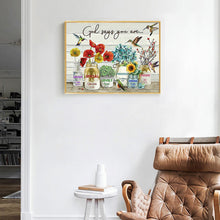 Load image into Gallery viewer, Diamond Painting - Full Round - Wood flower calligraphy and painting (40*30CM)