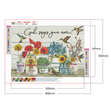 Load image into Gallery viewer, Diamond Painting - Full Round - Wood flower calligraphy and painting (40*30CM)