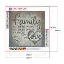 Load image into Gallery viewer, Diamond Painting - Full Square -Calligraphy and painting love (30*30CM)