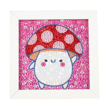 Load image into Gallery viewer, Diamond Painting - Full Crystal - Cartoon mushroom (18*18CM)