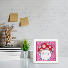 Load image into Gallery viewer, Diamond Painting - Full Crystal - Cartoon mushroom (18*18CM)