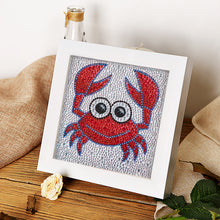Load image into Gallery viewer, Diamond Painting - Full Crystal - Cartoon little crab (18*18CM)
