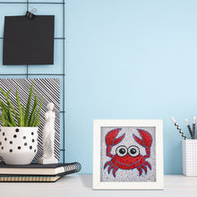 Load image into Gallery viewer, Diamond Painting - Full Crystal - Cartoon little crab (18*18CM)