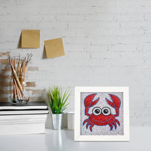 Load image into Gallery viewer, Diamond Painting - Full Crystal - Cartoon little crab (18*18CM)