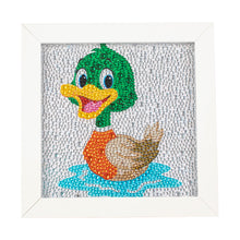 Load image into Gallery viewer, Diamond Painting - Full Crystal - Cartoon duck (18*18CM)