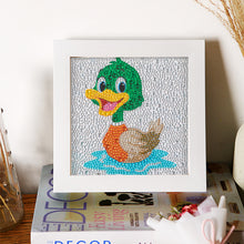 Load image into Gallery viewer, Diamond Painting - Full Crystal - Cartoon duck (18*18CM)