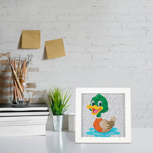 Load image into Gallery viewer, Diamond Painting - Full Crystal - Cartoon duck (18*18CM)