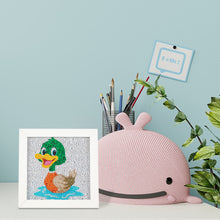 Load image into Gallery viewer, Diamond Painting - Full Crystal - Cartoon duck (18*18CM)