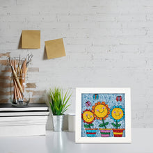 Load image into Gallery viewer, Diamond Painting - Full Crystal - Cartoon potted flower (18*18CM)