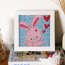 Load image into Gallery viewer, Diamond Painting - Full Crystal - Cartoon bunny (18*18CM)