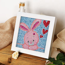 Load image into Gallery viewer, Diamond Painting - Full Crystal - Cartoon bunny (18*18CM)